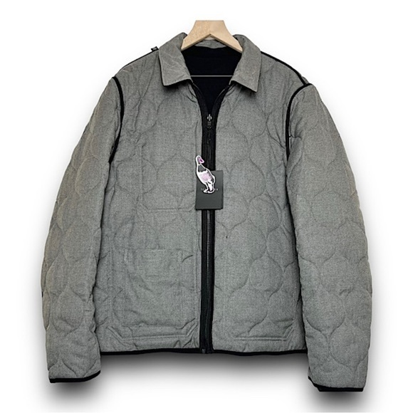 NWT TED BAKER Quilted Reversible Water-Resistant Chore Jacket Work Barn Coat 46 - Picture 8 of 16